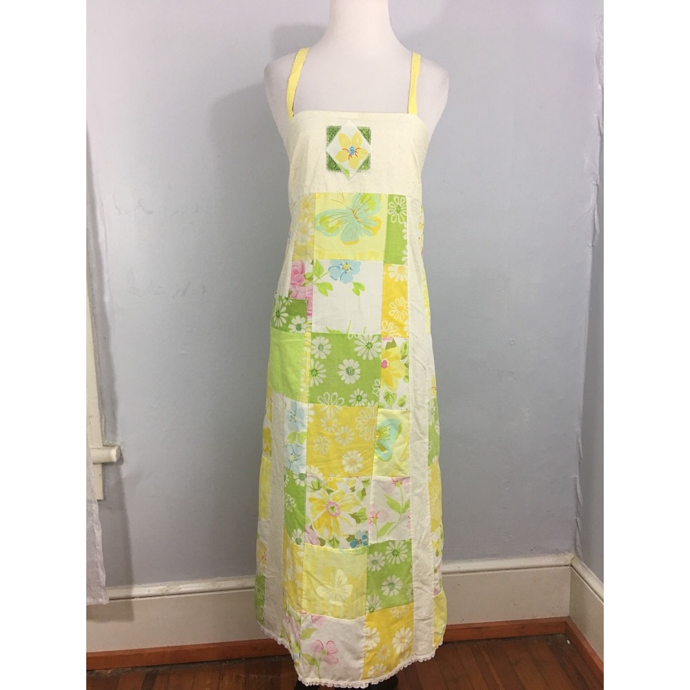 ✨Handmade hippie patchwork dancing eyelet dress✨